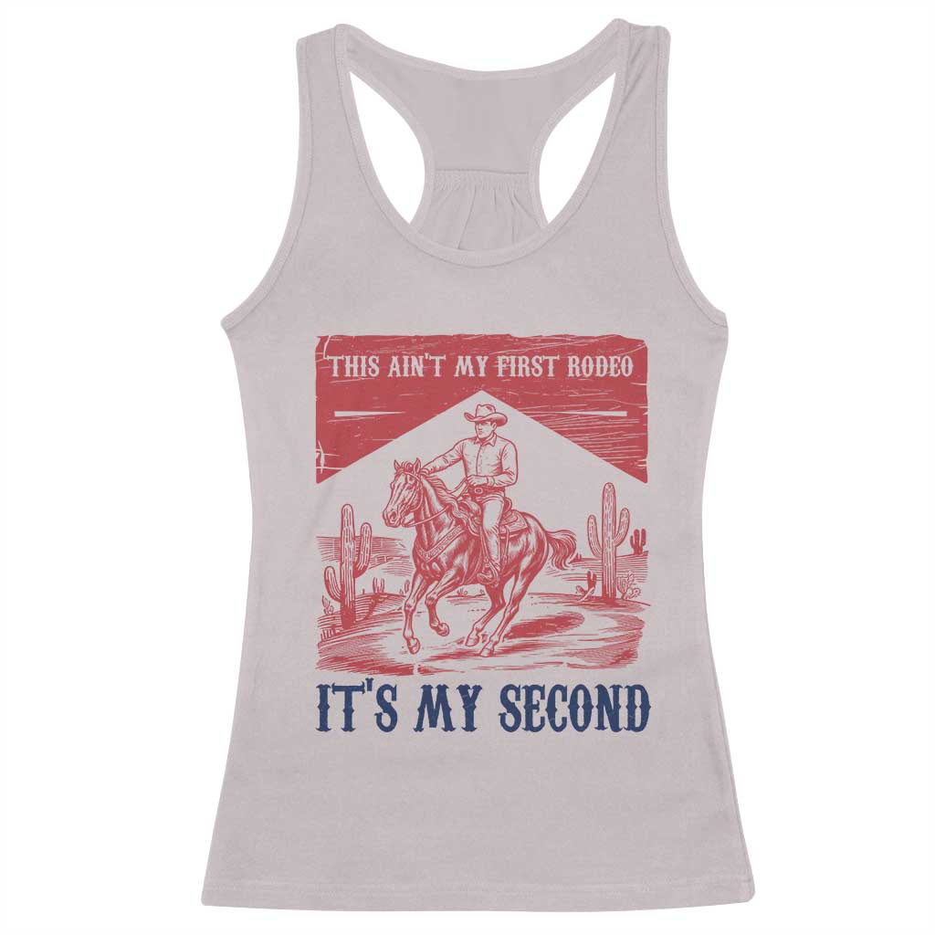 Toddler Baby Boy 2nd Birthday Racerback Tank Top This Aint My First Rodeo Its My Second - Wonder Print Shop