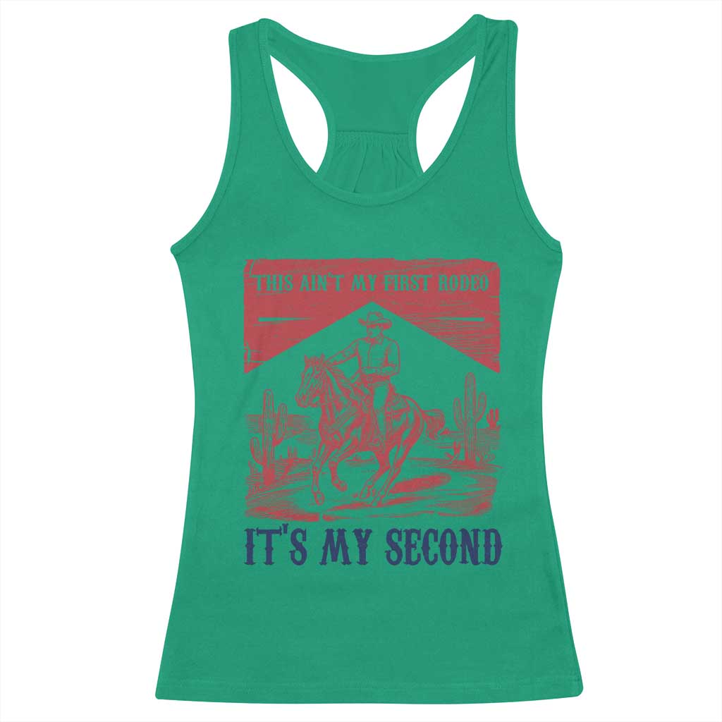 Toddler Baby Boy 2nd Birthday Racerback Tank Top This Aint My First Rodeo Its My Second - Wonder Print Shop