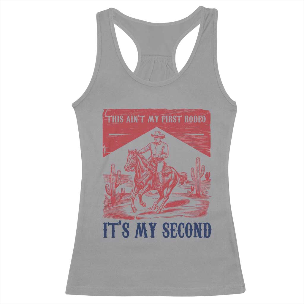 Toddler Baby Boy 2nd Birthday Racerback Tank Top This Aint My First Rodeo Its My Second - Wonder Print Shop