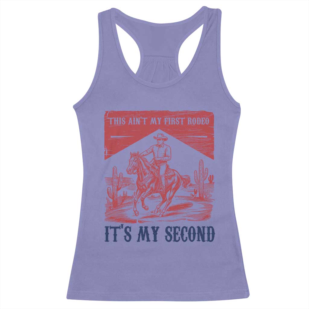 Toddler Baby Boy 2nd Birthday Racerback Tank Top This Aint My First Rodeo Its My Second - Wonder Print Shop