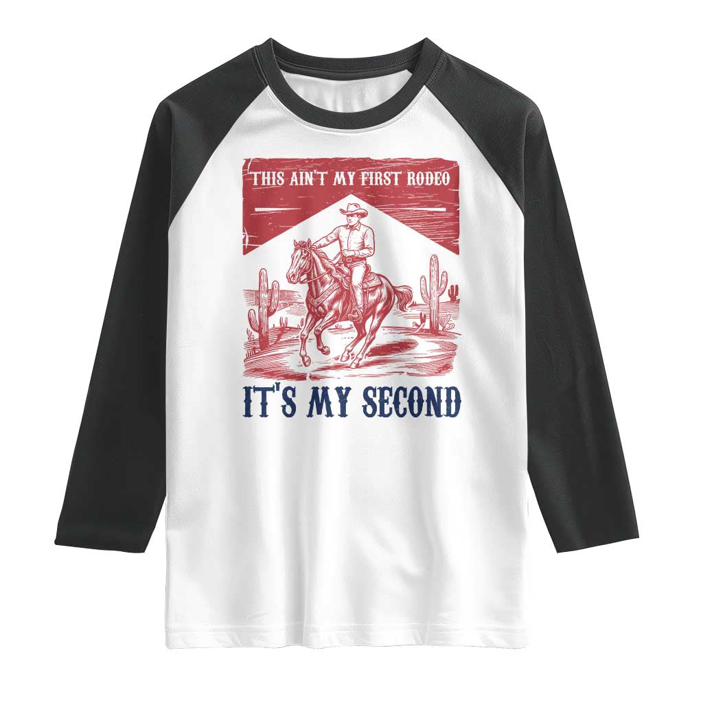 Toddler Baby Boy 2nd Birthday Raglan Shirt This Aint My First Rodeo Its My Second - Wonder Print Shop