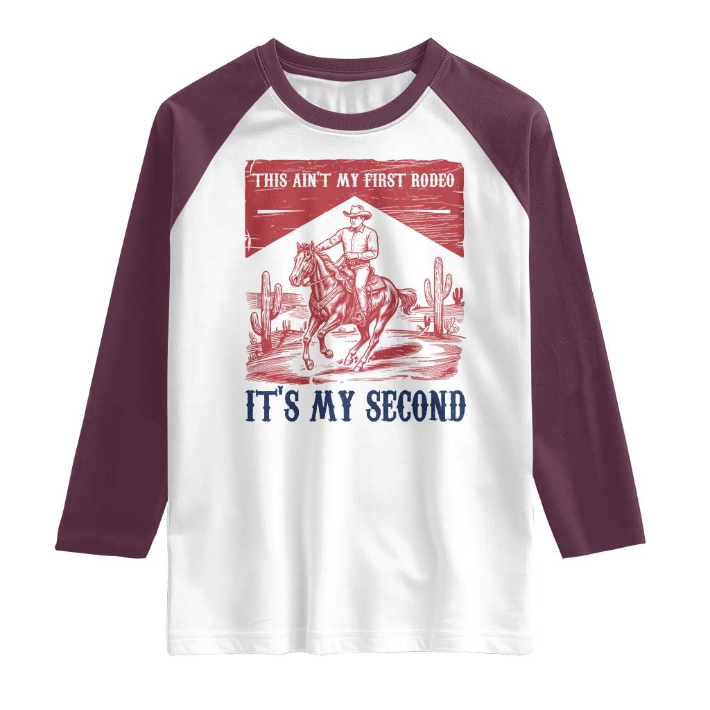 Toddler Baby Boy 2nd Birthday Raglan Shirt This Aint My First Rodeo Its My Second - Wonder Print Shop