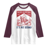 Toddler Baby Boy 2nd Birthday Raglan Shirt This Aint My First Rodeo Its My Second - Wonder Print Shop