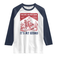 Toddler Baby Boy 2nd Birthday Raglan Shirt This Aint My First Rodeo Its My Second - Wonder Print Shop