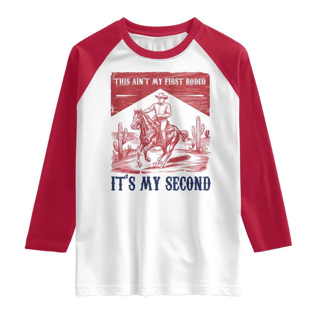 Toddler Baby Boy 2nd Birthday Raglan Shirt This Aint My First Rodeo Its My Second - Wonder Print Shop