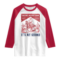 Toddler Baby Boy 2nd Birthday Raglan Shirt This Aint My First Rodeo Its My Second - Wonder Print Shop