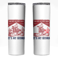 Toddler Baby Boy 2nd Birthday Skinny Tumbler This Aint My First Rodeo Its My Second - Wonder Print Shop