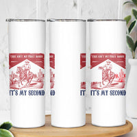 Toddler Baby Boy 2nd Birthday Skinny Tumbler This Aint My First Rodeo Its My Second - Wonder Print Shop