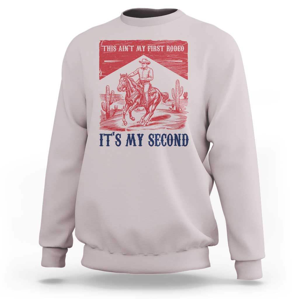 Toddler Baby Boy 2nd Birthday Sweatshirt This Aint My First Rodeo Its My Second - Wonder Print Shop