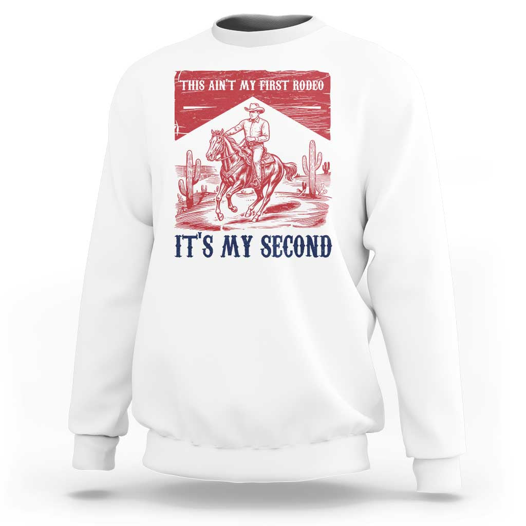 Toddler Baby Boy 2nd Birthday Sweatshirt This Aint My First Rodeo Its My Second - Wonder Print Shop