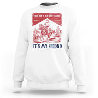 Toddler Baby Boy 2nd Birthday Sweatshirt This Aint My First Rodeo Its My Second - Wonder Print Shop