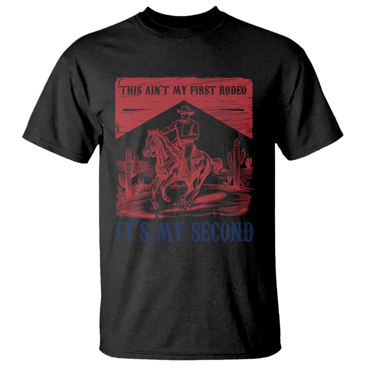 Toddler Baby Boy 2nd Birthday T Shirt This Aint My First Rodeo Its My Second - Wonder Print Shop