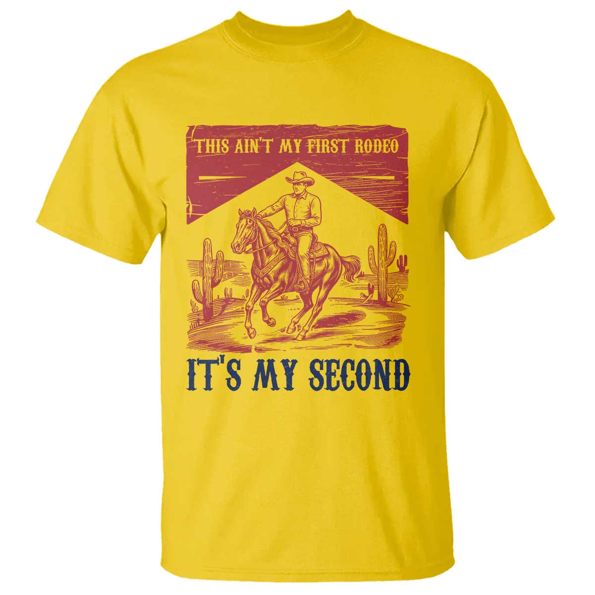 Toddler Baby Boy 2nd Birthday T Shirt This Aint My First Rodeo Its My Second - Wonder Print Shop