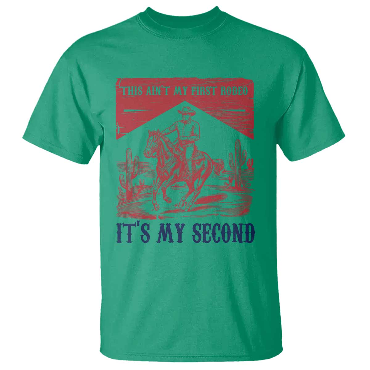 Toddler Baby Boy 2nd Birthday T Shirt This Aint My First Rodeo Its My Second - Wonder Print Shop