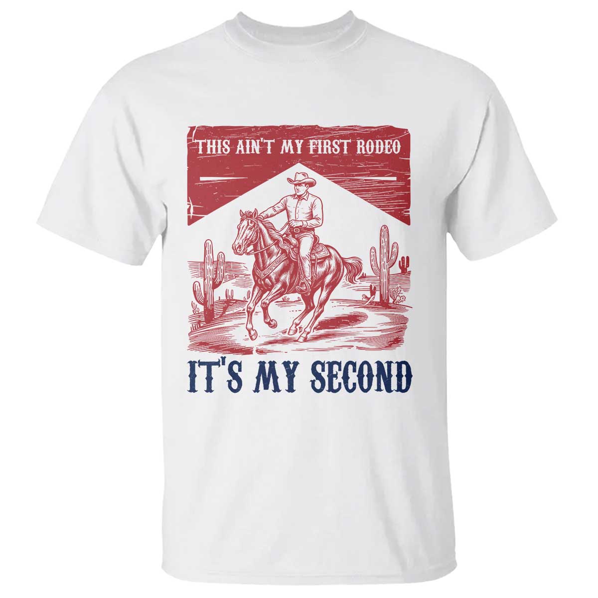 Toddler Baby Boy 2nd Birthday T Shirt This Aint My First Rodeo Its My Second - Wonder Print Shop