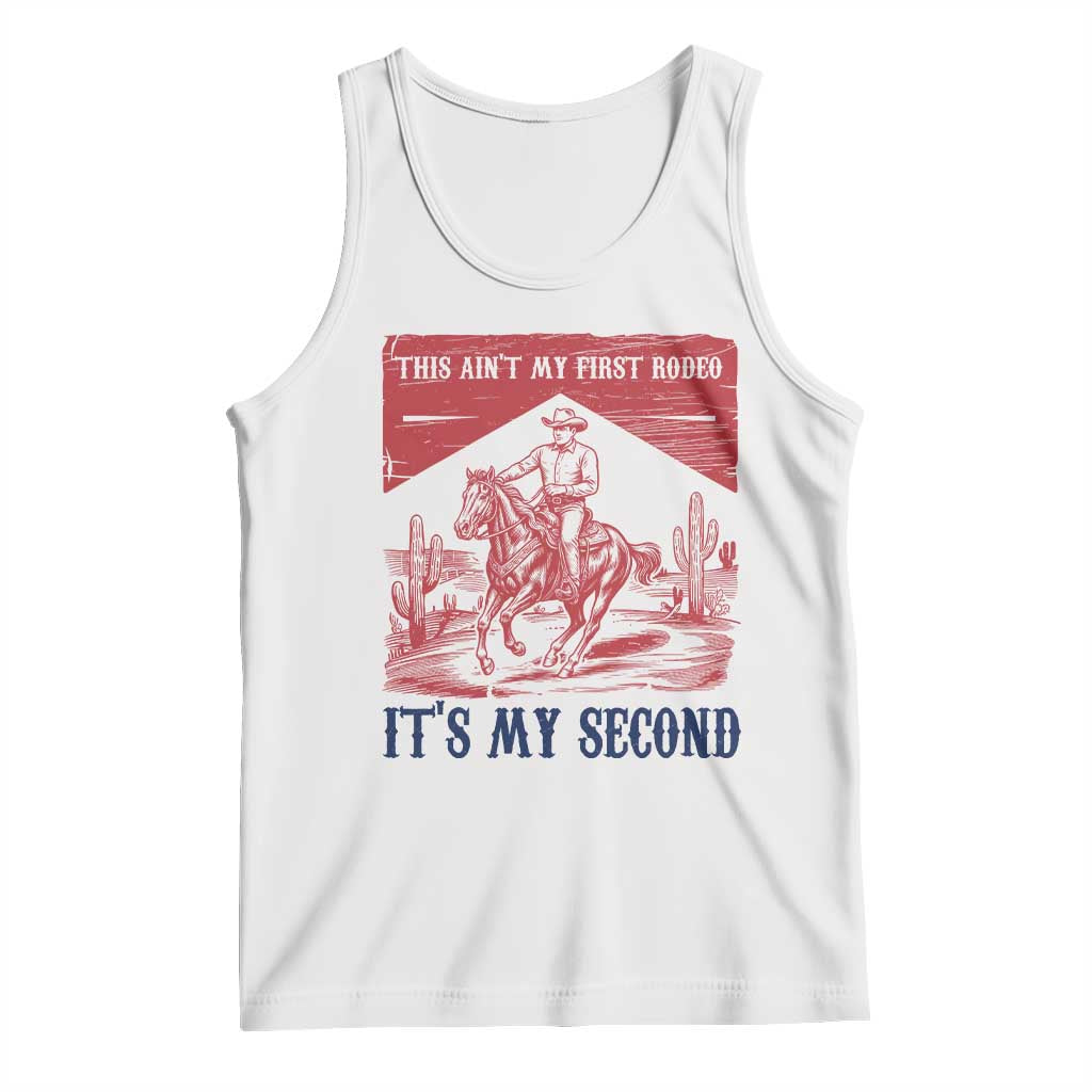 Toddler Baby Boy 2nd Birthday Tank Top This Aint My First Rodeo Its My Second - Wonder Print Shop