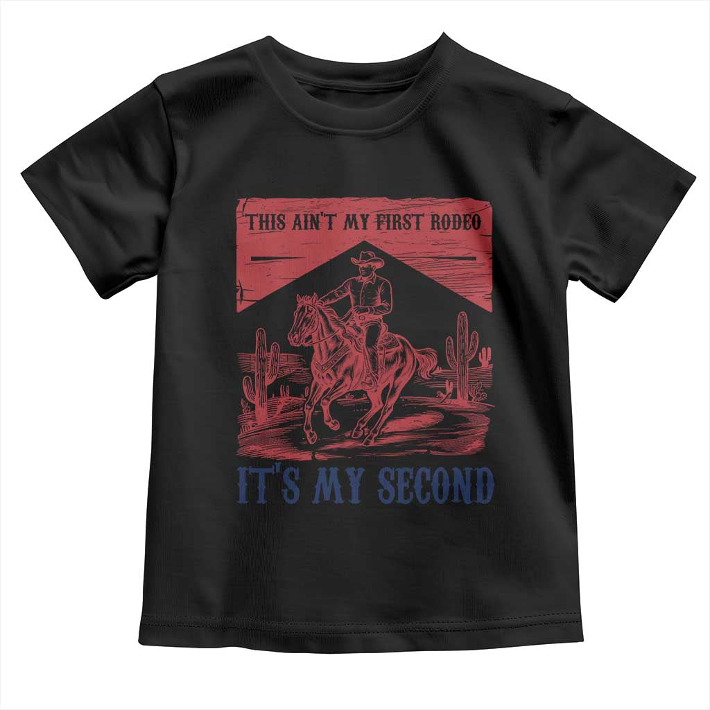 Toddler Baby Boy 2nd Birthday Toddler T Shirt This Aint My First Rodeo Its My Second - Wonder Print Shop
