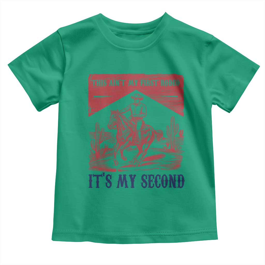 Toddler Baby Boy 2nd Birthday Toddler T Shirt This Aint My First Rodeo Its My Second - Wonder Print Shop