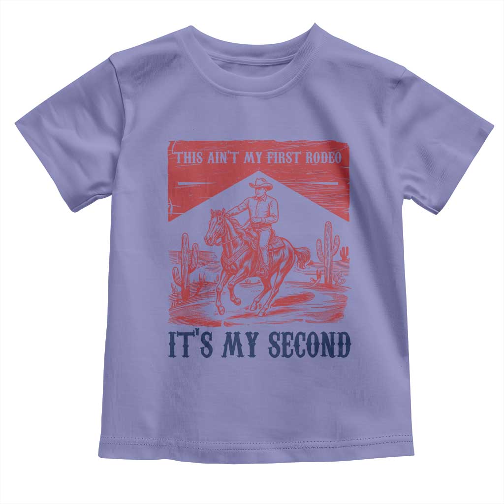 Toddler Baby Boy 2nd Birthday Toddler T Shirt This Aint My First Rodeo Its My Second - Wonder Print Shop