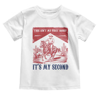 Toddler Baby Boy 2nd Birthday Toddler T Shirt This Aint My First Rodeo Its My Second - Wonder Print Shop