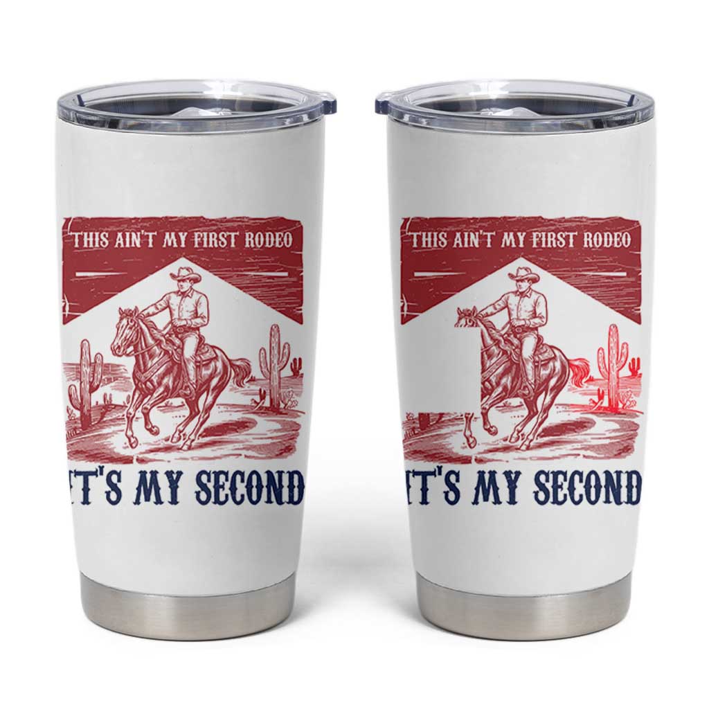 Toddler Baby Boy 2nd Birthday Tumbler Cup This Aint My First Rodeo Its My Second - Wonder Print Shop
