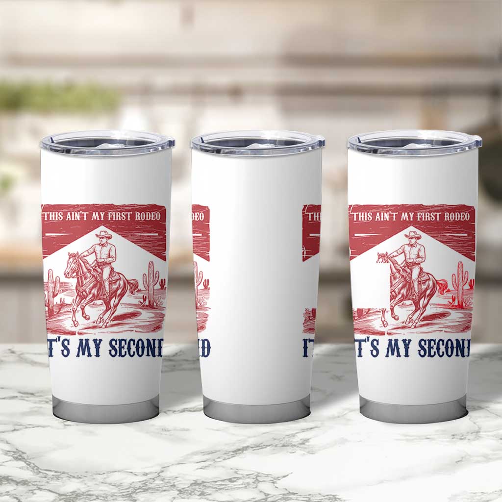 Toddler Baby Boy 2nd Birthday Tumbler Cup This Aint My First Rodeo Its My Second - Wonder Print Shop