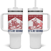 Toddler Baby Boy 2nd Birthday Tumbler With Handle This Aint My First Rodeo Its My Second - Wonder Print Shop