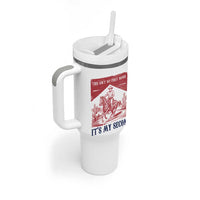 Toddler Baby Boy 2nd Birthday Tumbler With Handle This Aint My First Rodeo Its My Second - Wonder Print Shop