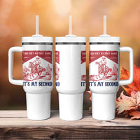 Toddler Baby Boy 2nd Birthday Tumbler With Handle This Aint My First Rodeo Its My Second - Wonder Print Shop