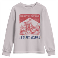 Toddler Baby Boy 2nd Birthday Youth Sweatshirt This Aint My First Rodeo Its My Second - Wonder Print Shop