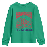 Toddler Baby Boy 2nd Birthday Youth Sweatshirt This Aint My First Rodeo Its My Second - Wonder Print Shop
