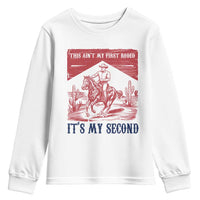 Toddler Baby Boy 2nd Birthday Youth Sweatshirt This Aint My First Rodeo Its My Second - Wonder Print Shop