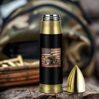 American Flag Quad 4 Wheeler Bullet Tumbler Vintage Retro Cool ATV Quadrider Off Road Clothing - Wonder Print Shop