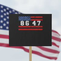 86 47 Protest Sign Impeach 47th President US Flag 8647 - Wonder Print Shop