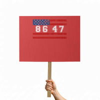 86 47 Protest Sign Impeach 47th President US Flag 8647 - Wonder Print Shop