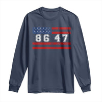 86 47 Long Sleeve Shirt Impeach 47th President US Flag 8647