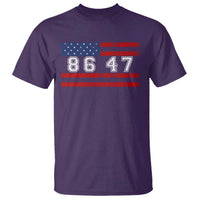 86 47 T Shirt Impeach 47th President US Flag 8647