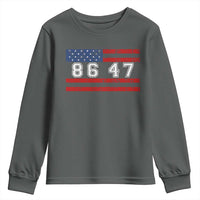 86 47 Youth Sweatshirt Impeach 47th President US Flag 8647