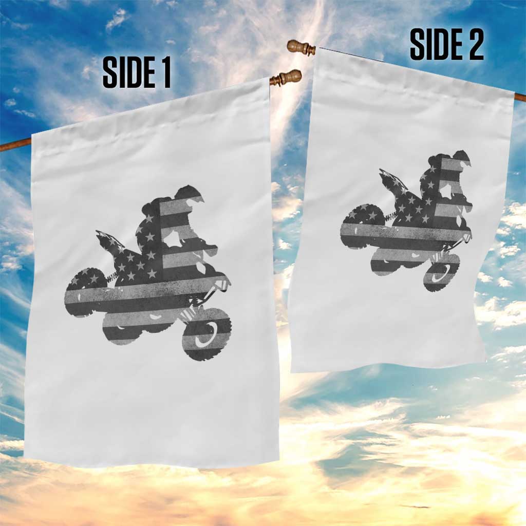 Cool ATV Garden Flag Quad 4 Wheeler ATV Riding American Flag - Wonder Print Shop