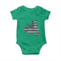 Cool ATV Baby Onesie Quad 4 Wheeler ATV Riding American Flag - Wonder Print Shop