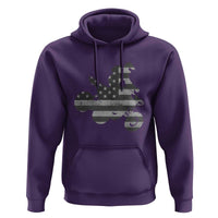 Cool ATV Hoodie Quad 4 Wheeler ATV Riding American Flag - Wonder Print Shop