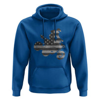 Cool ATV Hoodie Quad 4 Wheeler ATV Riding American Flag - Wonder Print Shop