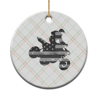 Cool ATV Ceramic Ornament Quad 4 Wheeler ATV Riding American Flag - Wonder Print Shop