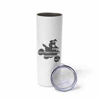 Cool ATV Skinny Tumbler Quad 4 Wheeler ATV Riding American Flag - Wonder Print Shop