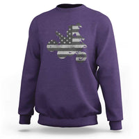Cool ATV Sweatshirt Quad 4 Wheeler ATV Riding American Flag - Wonder Print Shop