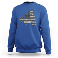 Cool ATV Sweatshirt Quad 4 Wheeler ATV Riding American Flag - Wonder Print Shop
