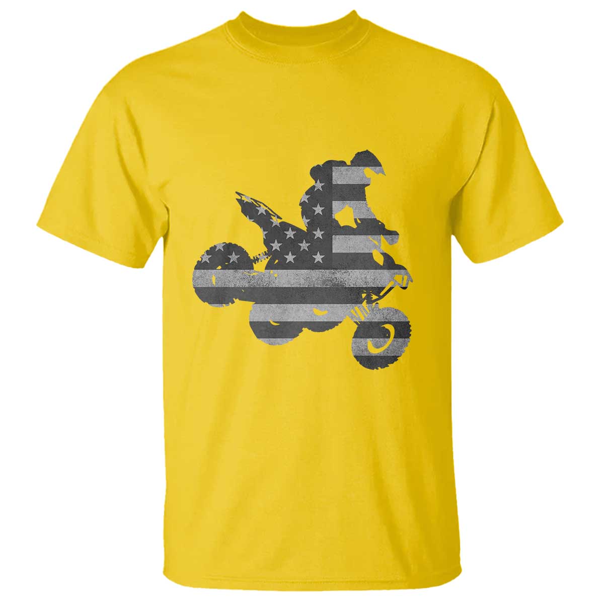 Cool ATV T Shirt Quad 4 Wheeler ATV Riding American Flag - Wonder Print Shop
