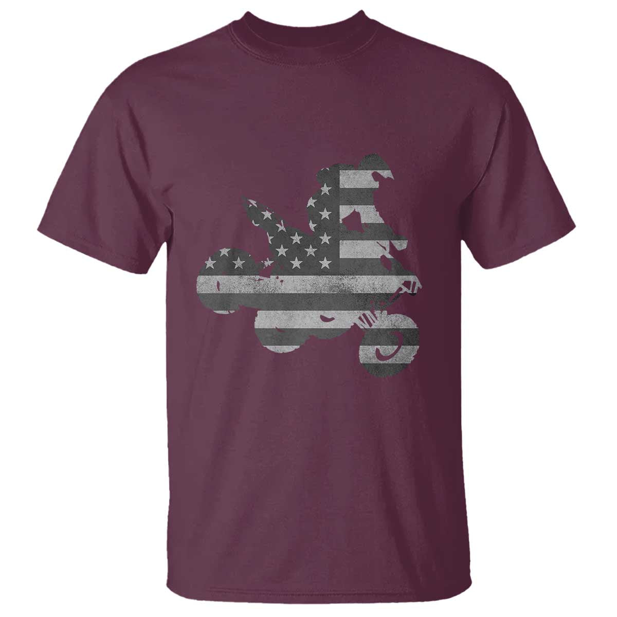 Cool ATV T Shirt Quad 4 Wheeler ATV Riding American Flag - Wonder Print Shop