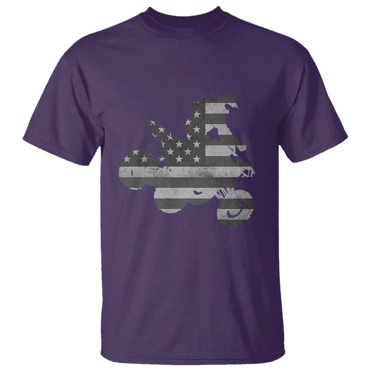 Cool ATV T Shirt Quad 4 Wheeler ATV Riding American Flag - Wonder Print Shop
