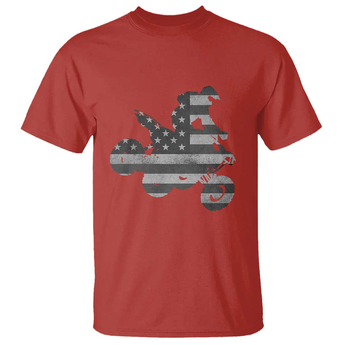 Cool ATV T Shirt Quad 4 Wheeler ATV Riding American Flag - Wonder Print Shop
